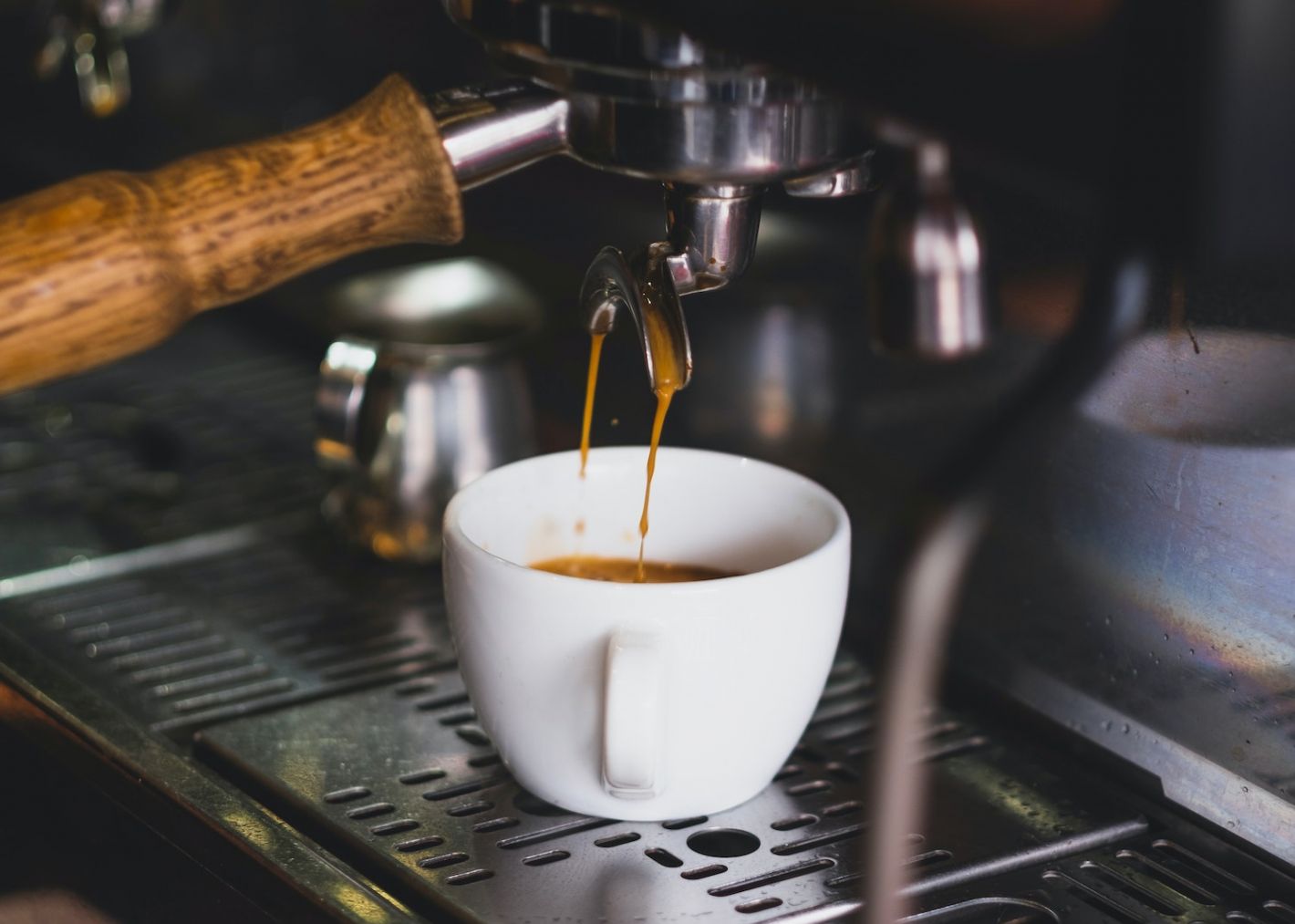 espresso onder pistonmachine