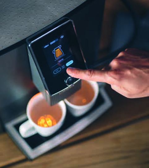 Touchscreen Nivona 1040 vollautomaat met 2 koppen koffie