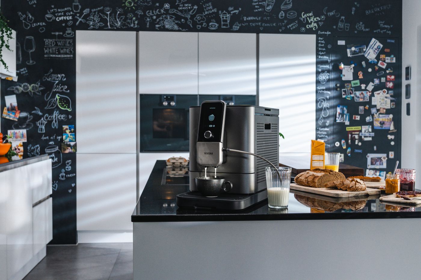 Nivona 8000 Series op keuken eiland