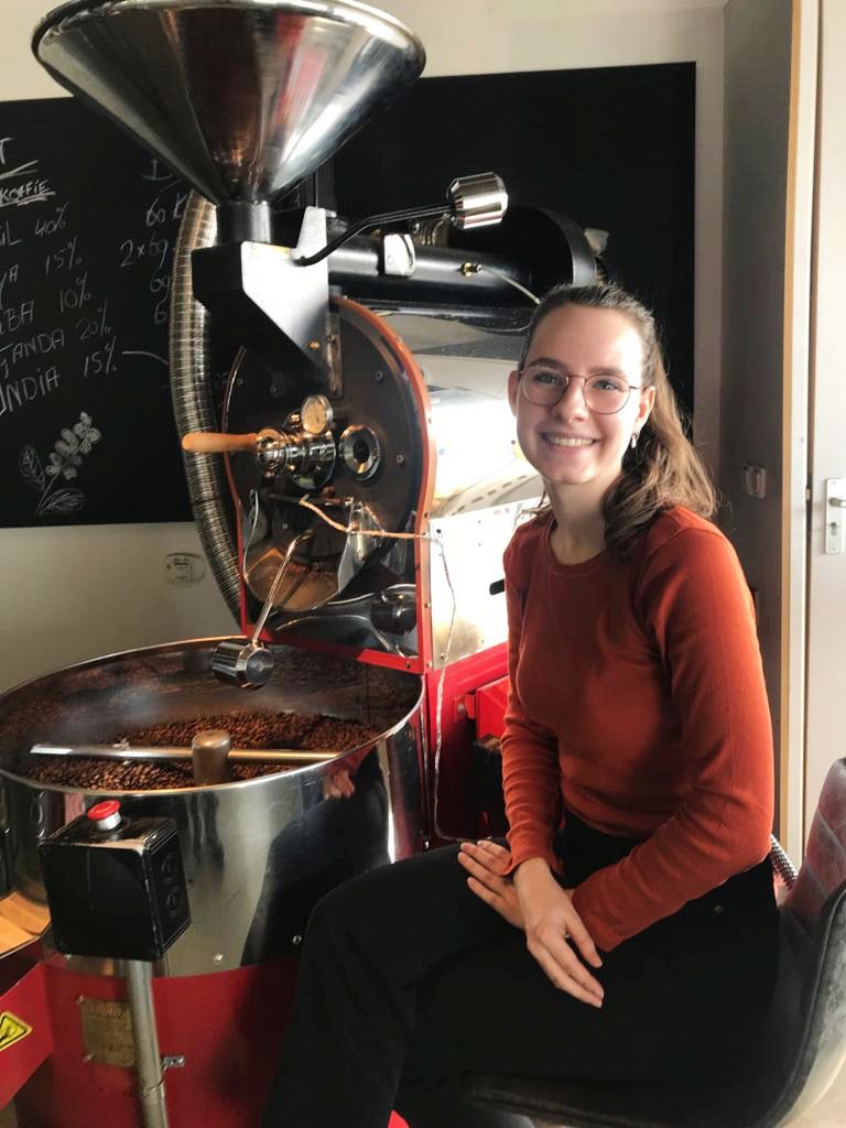 ymeja klopman voor koffiebrandermachine