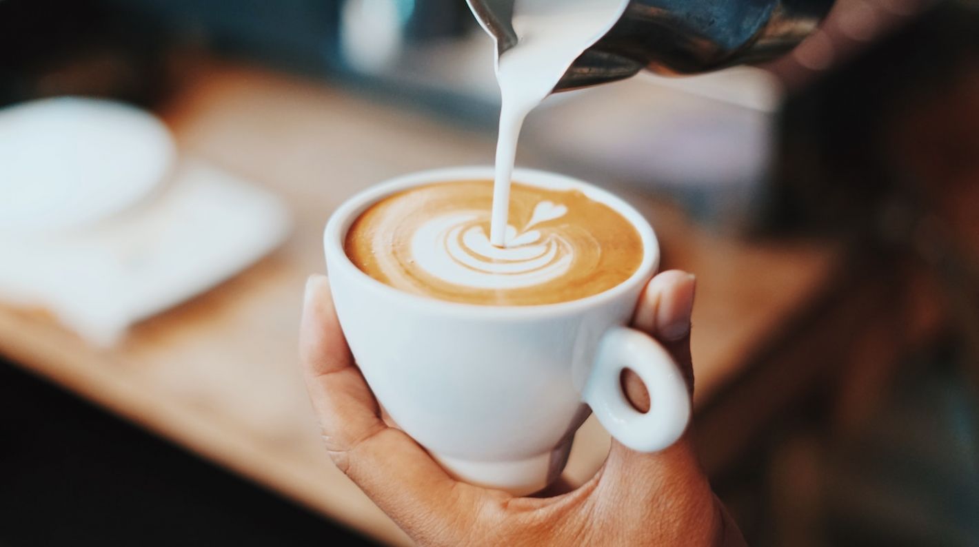 kopje cappuccino koffie